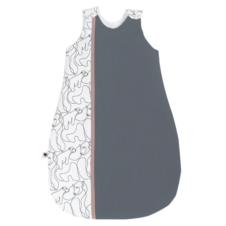 Maman ourse - Gigoteuse - liseré rose - 6m-2A