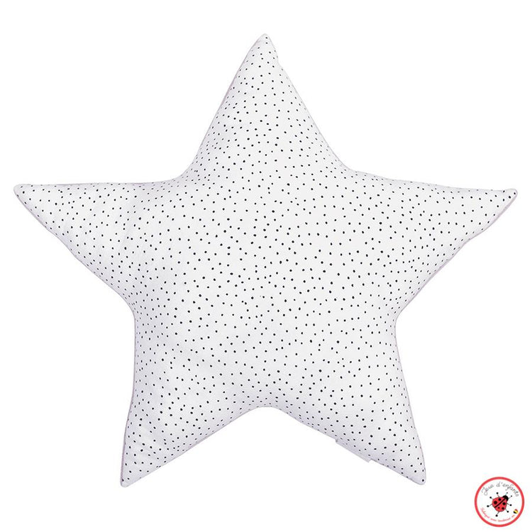 Petit pois dort - Coussin étoile