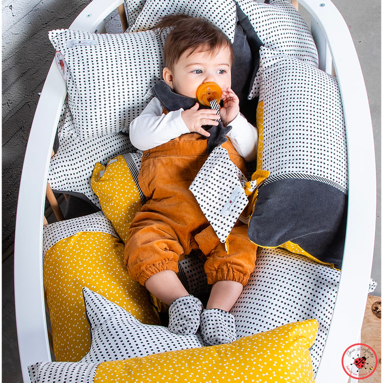 Graine de moutarde - Coussin rectangle